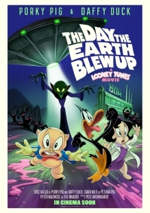 Постер Looney Tunes: Космическое вторжение (Ein klebriges Abenteuer: Daffy Duck und Schweinchen Dick retten den Planeten)